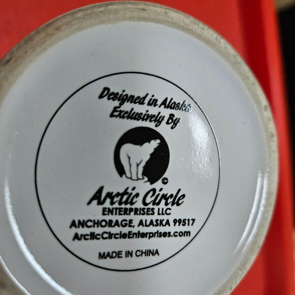 vintage artic circle coffee mug Alaska luxury train - Picture 8 of 9